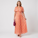 FREYJA™ – Classic V-Neck Dress