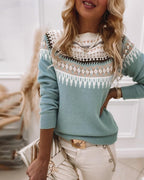 AVERY™ - Fair Isle Knit Sweater