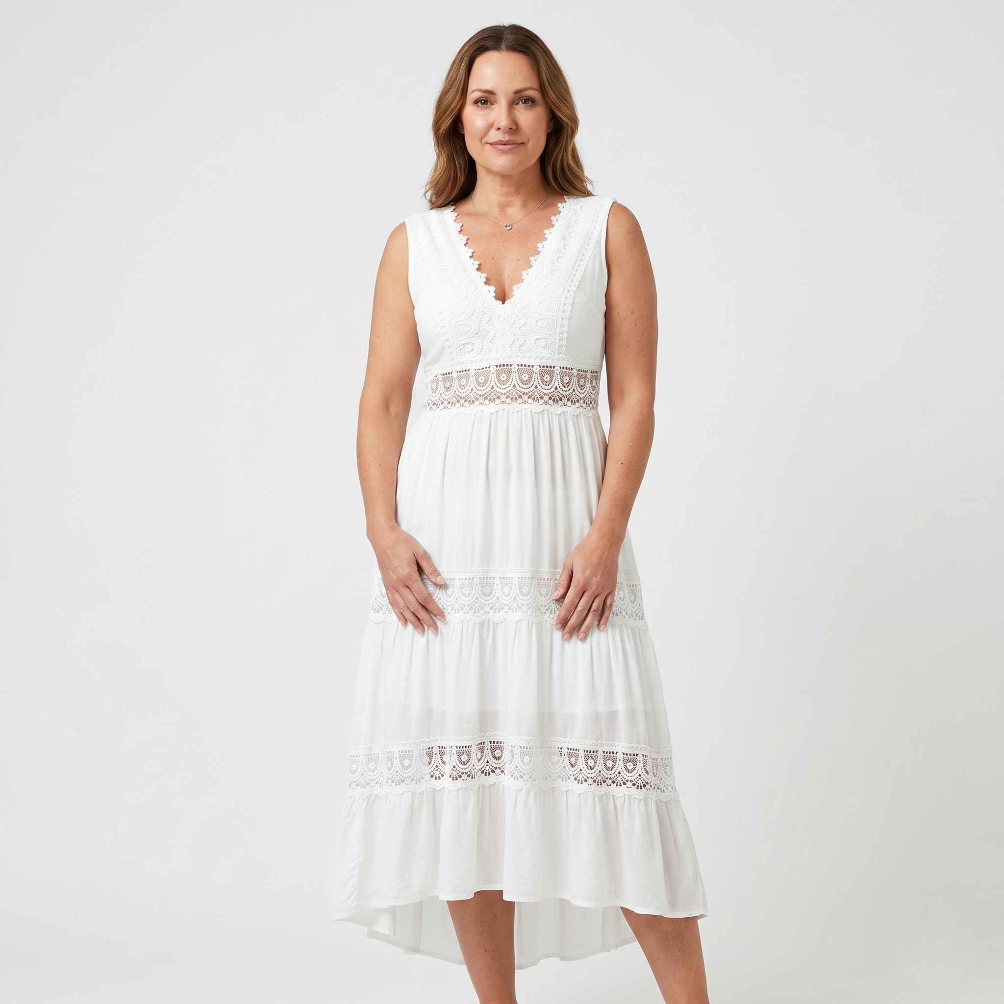 Eleanor | Elegant V-Neck Dress