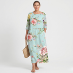 SHAE™ - Elegant Floral Maxi Dress