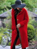 KINSLEY™ - Textured Drop Shoulder Hooded Cardigan for Fall & Winter