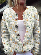 FLORA™ - Vintage Floral Cardigan