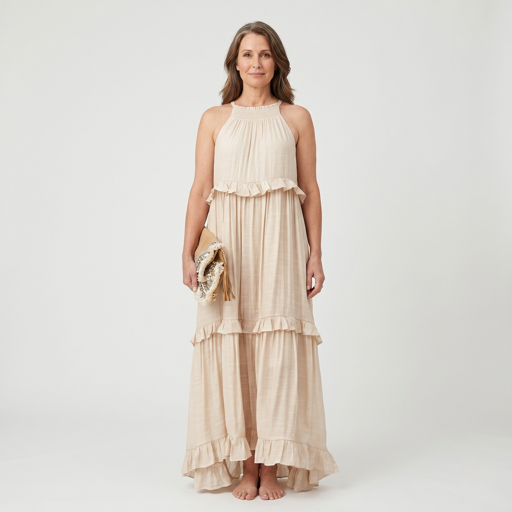 CHERRY™ - Flow & Flutter Maxi Dress